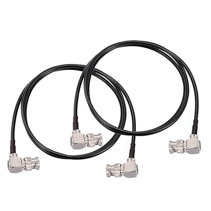 Superbat 3G/6G/12G SDI Cable 3ft BNC Cable 75 Ohm Thin Precision SDI Video Cable Right Angle Supports HD-SDI/3G-SDI/4K/8K Monitor Surveillance Camera CCTV System