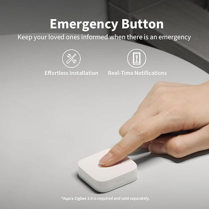 Aqara Zigbee 3.0 Wireless Mini Switch T1, Requires Aqara Hub,Versatile 3-Way Control Button for Smart Home Devices, Compatible with Apple Homekit, Works with IFTTT(OTA Update Support)