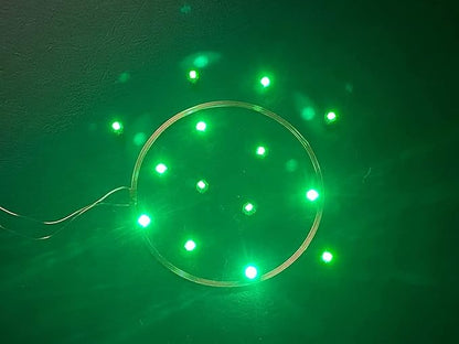 Taidacent 80mm Remote 5V Wireless LED Coil and 10PCS Colorful Wireless LEDs Wireless LED Induction Wireless Charging Module (Only 10 Mixed Wireless LEDs Without Transmitter Coil)