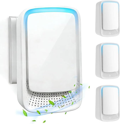Plug in Air Ionizer Negative Ion Technology Air Purifier for Home Bedroom Office, Filterless Portable Ionic Air Cleaner, Quiet Odor Eliminator for Pets Smoke Dust Mini Freshener