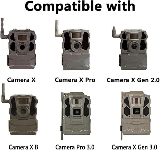 Rechargeable Reveal Hunting Camera Battery Pack for Reveal Hunting Battery Pack Trail Camera X Gen 3.0 / Pro 3.0 / X Ultra 3.0 / X/X Gen 2.0 / X Pro/XB/SK