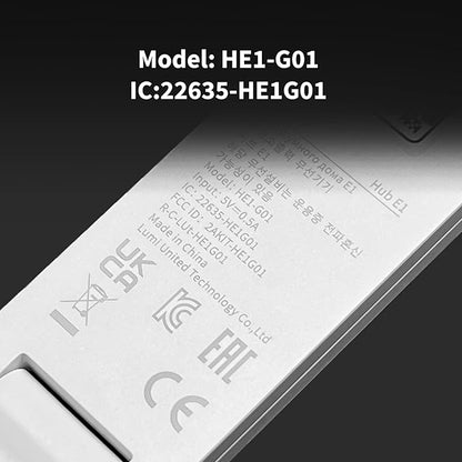 Aqara Smart Hub E1 for Home Automation, 2.4 GHz Wi-Fi Required, Features Aqara Zigbee (Not Third-Party), Powered by USB-A, Small Size, Supports HomeKit, Alexa, Google Assistant, IFTTT