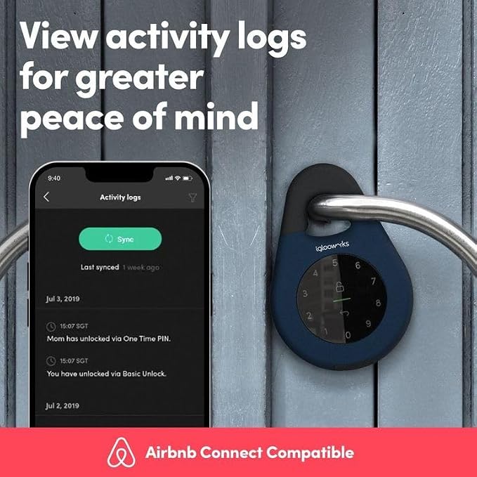 igloohome Keybox 3E Smart Lock Box – Large Key Safe w/Airbnb Sync (iOS/Android) – Remotely Generate Bluetooth-Keys & Pin Codes Without Internet