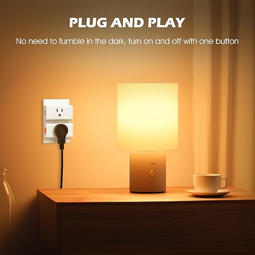 SURNICE Mini Remote Control Outlet On Off Switch Plug for Christmas Lights, 260ft RF Range, Wireless Remote Light Switch 1800W/15A, White, FCC Listed(1 Remote + 3 Outlets)