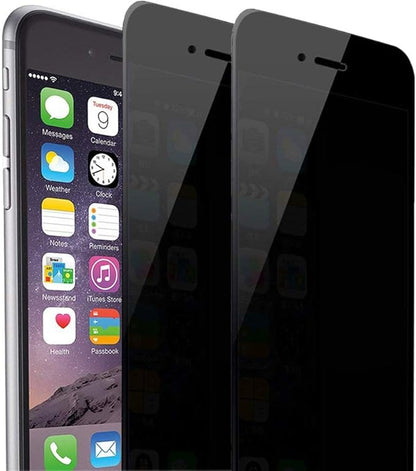 YWXTW [2 Pack] for iPhone 8 Plus iPhone 7 Plus Privacy Screen Protector, Tempered Glass Scratch-Resistant 9H Hardness Bubble Free Black Film Screen Protector for Apple iPhone 7 Plus, 8 Plus
