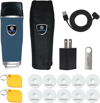JWM RFID Guard Tour Patrol System, Security Patrol Wand with Free Cloud & Standalone Software, 125kHz Guard Tour Reader for Hotel, Hospital, Warehouse and Logistics Patrol