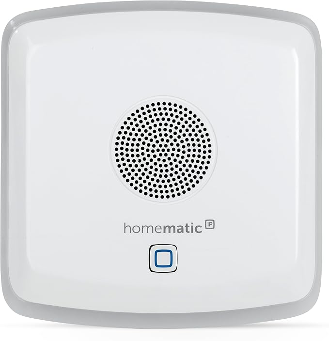 Homematic IP Combination signal transmitter | Smart Home, Audible/Visible, Wireless Doorbell Chime with Battery Operation, App Setting, 152348A0