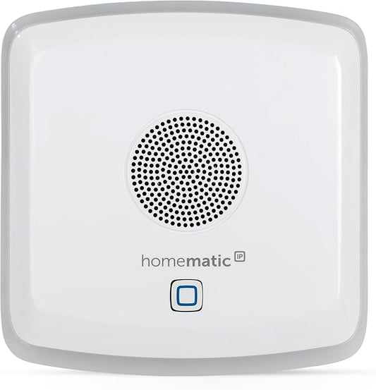 Homematic IP Combination signal transmitter | Smart Home, Audible/Visible, Wireless Doorbell Chime with Battery Operation, App Setting, 152348A0