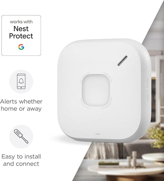 First Alert SC5 Battery Smart Smoke & Carbon Monoxide Alarm, SMCO600NV, 1-Pack
