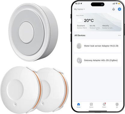Wired Tuya Zigbee 3.0 Hub - All-in-One Home Remote Controller for Tuya Smart Devices, Homebridge, Zigbee Gateway, Compatible with Apple HomeKit and Alexa/Google Assistant