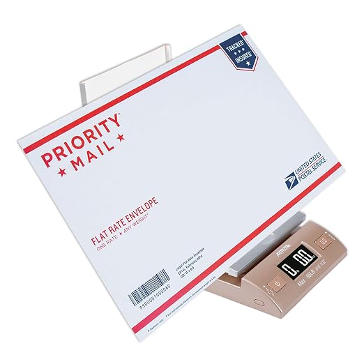 Accuteck Gold 86Lbs Digital Shipping Postal Scale with Batteries and AC Adapter (Pack of 2)