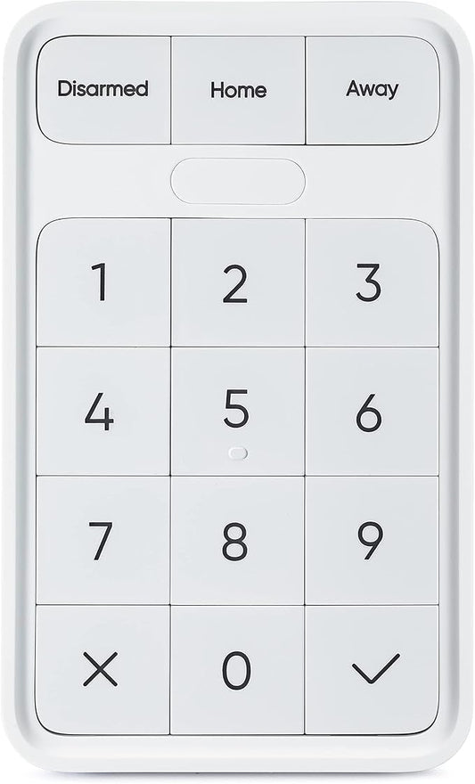 Wyze Home Security System Wireless Keypad,White