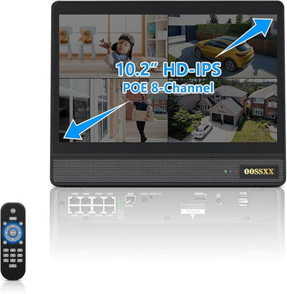 4K 8-Channel Wired POE NVR Network Video Recorder Video Surveillance NVR