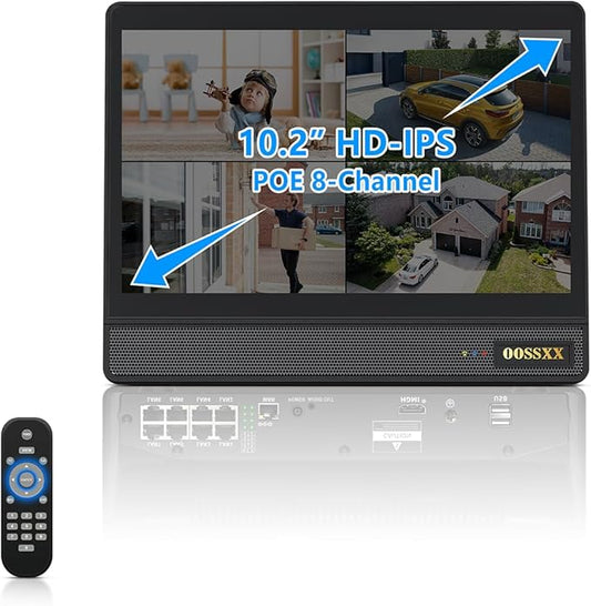 4K 8-Channel Wired POE NVR Network Video Recorder Video Surveillance NVR