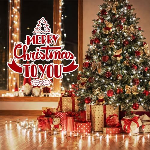 Connectable 42Ft 100LED Christmas String Lights Outdoor Indoor, Cool White