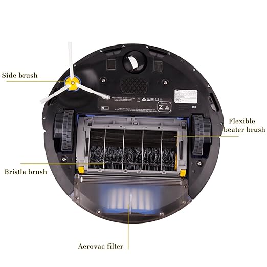 iRobot Roomba 675 Replacement Parts, Robot Vacuum Parts Fit for Roomba 690 675 650 605 680 660 595 585 564 552 Robotic Vacuum