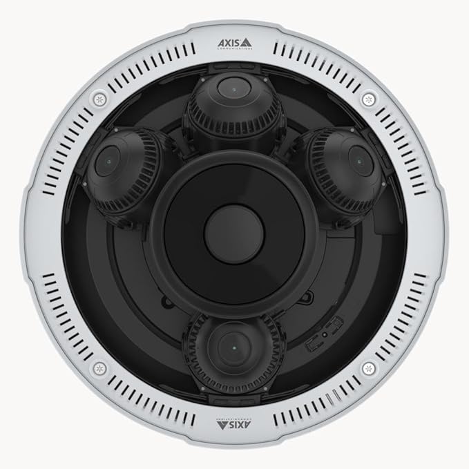 Axis P3738-PLE Multisensor Panoramic Camera, 4x4K Video Resolution, Indoor and Outdoor Use, 32 MP, IR LED Motion Alert