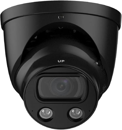 EmpireTech Surveillance & Security Cameras 4K Full-Color Ultra Low Light 8MP 1/1.2" CMOS Smart AI Turret IP Camera 1/1.2" CMOS,Built-in Mic,Motion Detection,PoE and ePoE,IPC-Color4K-T-S2 2.8mm-Black