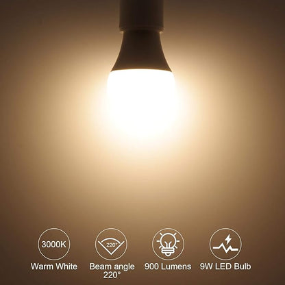 ORALUCE 丨 Bundle - A19 Lightbulbs Warm White 3000K (Pack of 6) & Smart LED Bulb A19 Wi-Fi and Bluetooth (Pack of 4)