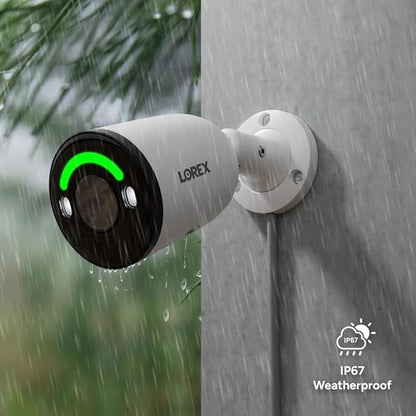 Lorex Classic 4K+ PoE Bullet Camera | 12MP | IP Add-on Camera (No Cable) | Color Night Vision | Person & Vehicle Detection | 2-Way Talk | Metal Housing | IP67 Weatherproof | Requires a Recorder