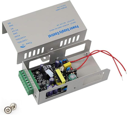 YiToo Access Control Power Supply K80 Power Switch DC 12V 5A AC 110~260V for All Types Access Control System Door Lock with Time Delay