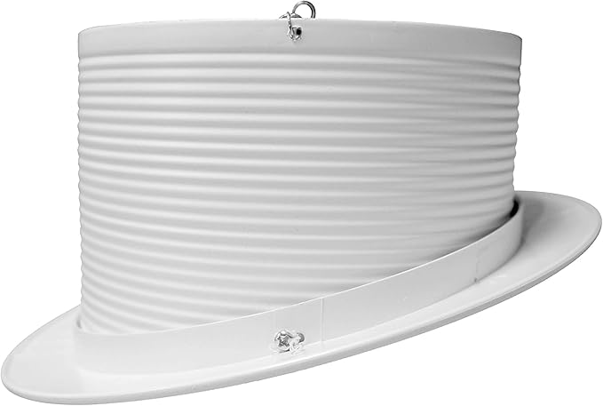 NICOR Lighting 6 in. White Recessed Slope Trim with Baffle (17711)