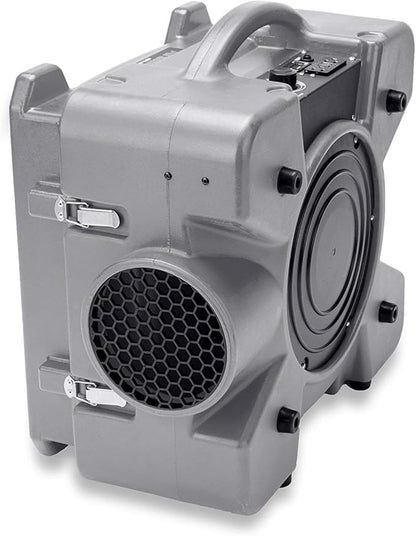 BlueDri Air Shield 550 HEPA Air Scrubber, Water Damage Restoration Equipment Air Purifier, Covers 1400 Sq. Ft, Daisy Chain Capable, For Commercial Use, Gray, BD-AS-550