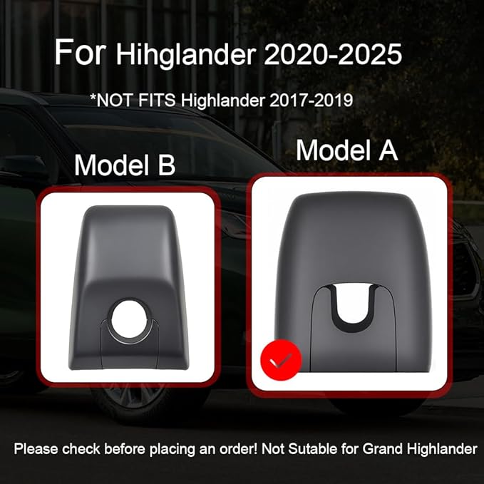 Front 4K Dash Cam for 2020-2025 Toyota Highlander LE Limited L XLE XSE Platinum (Gen4/UX70), OEM Look, Dual HD Video, WiFi & APP, Loop Recording, G-Sensor, Easy to Set, 128GB Card (F10pro)