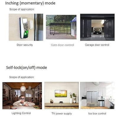 Updated WiFi Wireless Smart Switch Inching Self-Locking Relay Module,be Applied to Access Control,DIY WiFi Garage Door Opener (Smart Life app 1CH 85-250v)