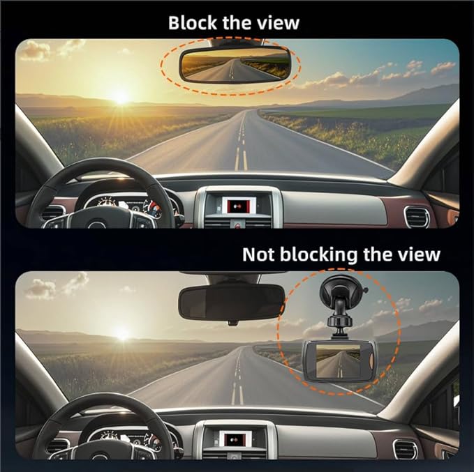 Volvo Dash Cam for XC90 2016-2022 T5/6/8, 4K Dash Camera with OEM-Style, No Visible Wires, Breeze Installation, Night Vision, WiFi & App, Parking Mode, Plug and Play, Loop Recording, 64GB Card