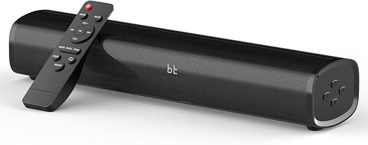 HDMI Sound Bar Smart TV, Home Theater Surround Sound Bars, TV Speakers Sounds Bar Bluetooth HDMI AUX OPT COAX USB Home Audio Surrounds Sounds System For PC Projector Game Movie/Music/News, Black