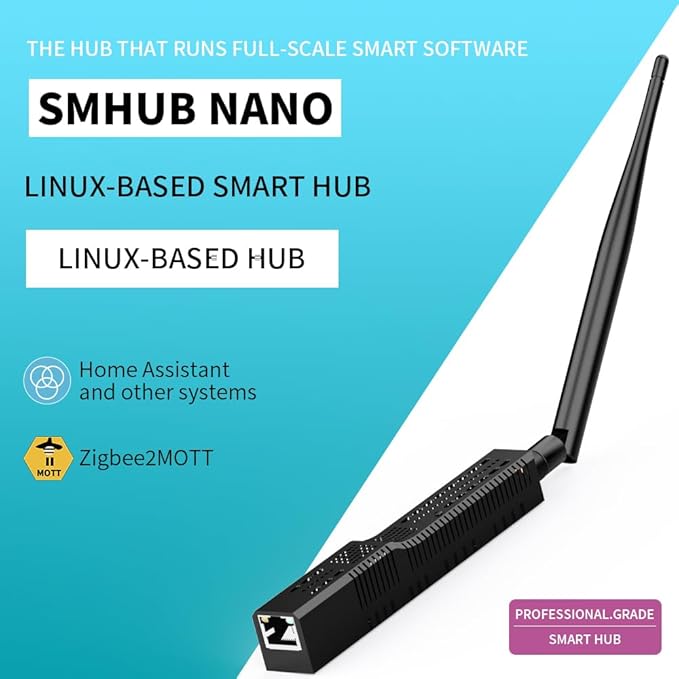 SMLIGHT SMHUB Nano Mg24 - Compact Linux-Based Smart Hub with On-Device Automation