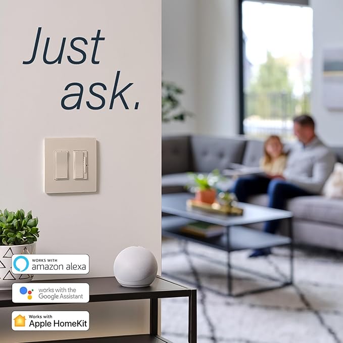 Legrand Radiant WNRH2LA Smart Gateway with Netatmo, Surface Mount, Compatible with Alexa, Google Assistant & Apple HomeKit, Light Almond (1 Count)