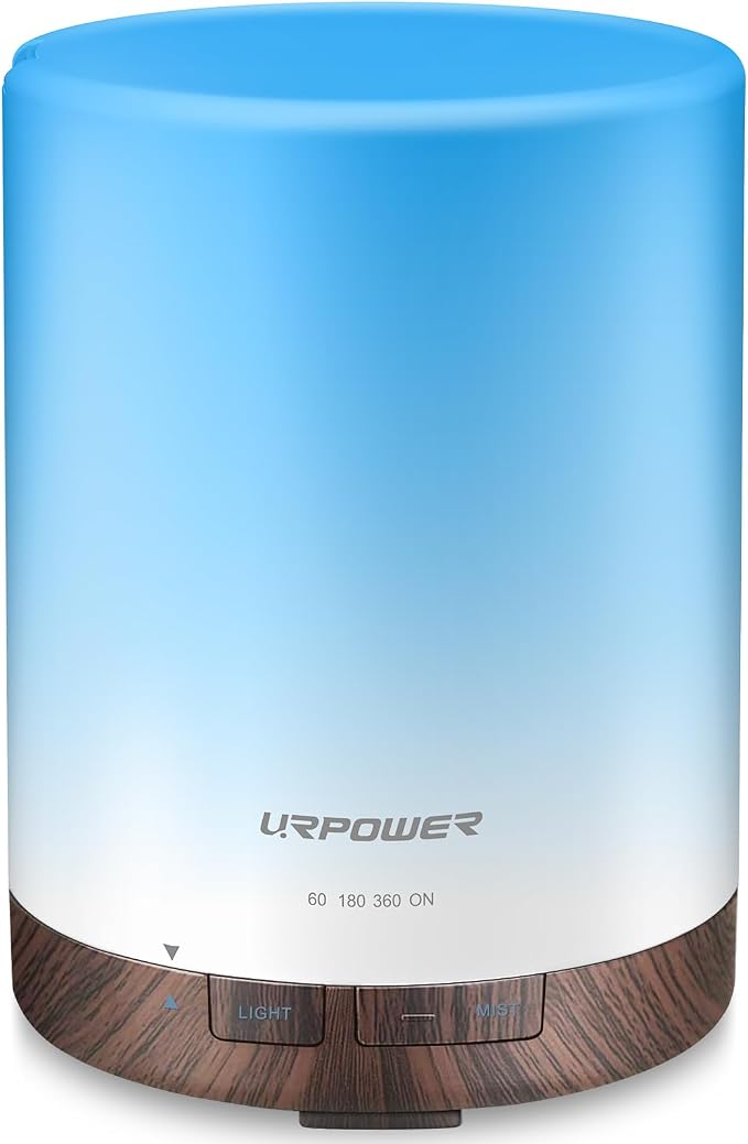 URPOWER 300mL Essential Oil Diffuser Ultrasonic Aromatherapy Diffuser