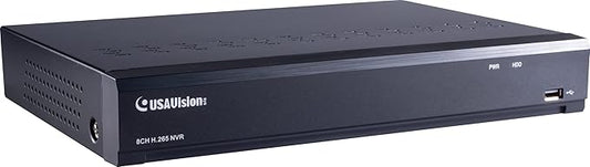 USA Vision SNVRL810 8ch PoE+ 4K SNVR, NRL810P