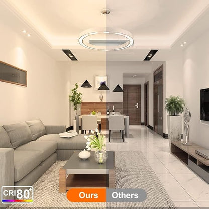 inShareplus 2 Inch LED Recessed Lighting, Downlight Dimmable 3W (35W Equivalent), 3000K Warm White, CRI80, Recessed Light Fixtures with LED Driver (1 Pack)