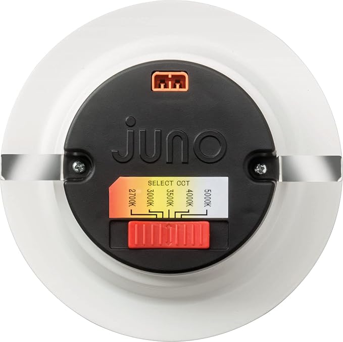 Juno 4BEMW SWW5 90CRI CP6 M2 E-Series LED Recessed Downlighting, Baffle Trim, 4-Inch (6-Pack), White