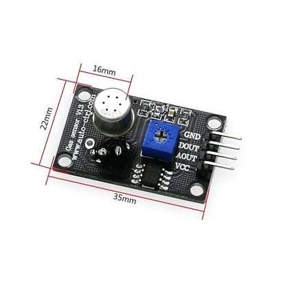 Taidacent TTL TGS2602 Air Quality Odor Gas Detection Sensor Module VOCs Ammonia H2S Indoor Air Quality Monitoring