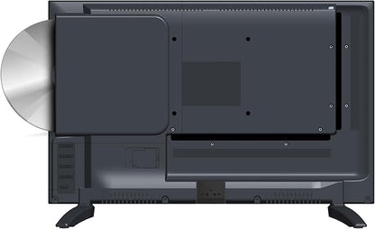 Supersonic SC-1926DVD 19-inch LED Smart HDTV w/DVD Player, 3X HDMI, 1080p, WiFi, USB, AC/DC Compatible for Home, Kitchen, or RV Camper, DC Car Cord Included (SC-1926SDVD –19” Smart TV/DVD Combo)