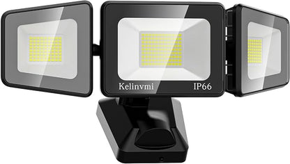 120W LED Flood Lights Outdoor, High Brightness 12000lm LED Security Light, IP66 Waterproof Outside Floodlight 6500K Coldwhite, Exterior Lighting Fixtures for House, Yard, Garden,Playground