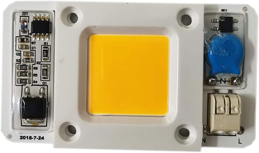 50W Driverless Solderless LED Chip Integrated Smart IC DIY (Yellow 2000-2500K)