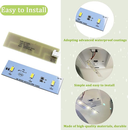 ZBE2350HCA SW-BX02B LED Light Strip Bar for Electrolux / Magic Chef Refrigerator -2 Pcs