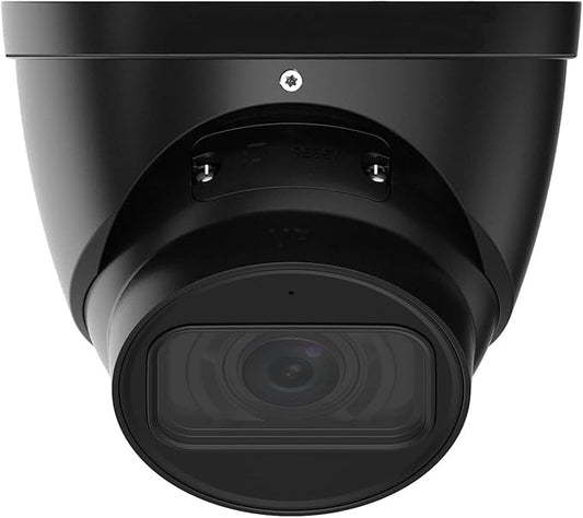 EmpireTech 4K 8MP 1/1.8" CMOS IR Turret Smart AI IP Wired Camera,2.7mm–12.0mm Motorized Lens,Built-in MIC,Motion Detection,IVS,IPC-T58IR-ZE S3 Version Black