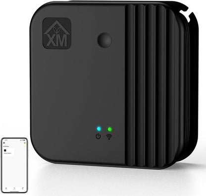 XMCOSY+ Smart Bridge for Smart Solar Outdoor Lights with Motion Sensor, Supports to 128 Devices, 2.4GHz WiFi, Remote Control, Works with Alexa & Google Home, Compatible with Bluetooth & Mesh Devices