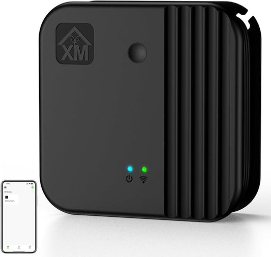 XMCOSY+ Smart Bridge for Smart Solar Outdoor Lights with Motion Sensor, Supports to 128 Devices, 2.4GHz WiFi, Remote Control, Works with Alexa & Google Home, Compatible with Bluetooth & Mesh Devices