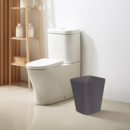 Trash Can - Small Waste basketbin - 1.8 Gallon- for Office,Home,Bathroom,Kitchen - Coffee Color