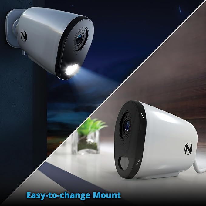 Night Owl 4K Wi-Fi Security Hub System with 4X 2K AC Powered Indoor/Outdoor Wi-Fi Cameras, 64GB MicroSD, Motion Alerts, Remote Viewing, No Monthly Fees