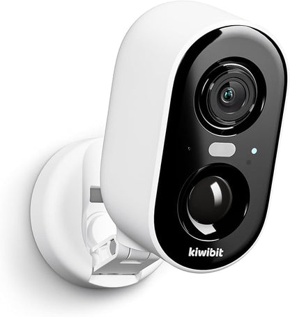 Kiwibit Security Cameras Wireless Outdoor, 2K Outside Camera for Home Security, Battery Camera, Magnetic Mount, AI Detection, Color Night Vision, Spotlight, Waterproof, 2.4GHz WiFi, Cloud & SD Storage