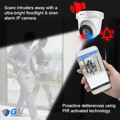 GW Security 32 Channel NVR UltraHD 12MP 4K @30FPS Face/Human/Vehicle Detection PoE Security Camera System with 16 x 12MP (4512x2512) IP Microphone Outdoor & Indoor AI Dome Cameras, Color Night Vision