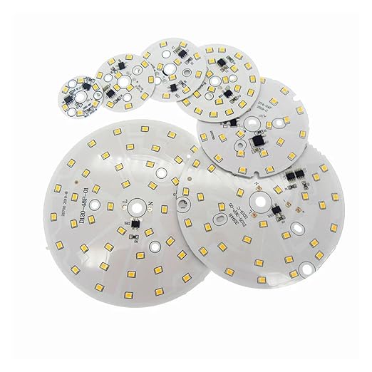 1pcs LED SMD 2835 Chip LED Bulb Lamp 3W 5W 7W 9W 12W 15W 18W AC220V Input Smart IC Driver Cold White Warm White for Bulbs DIY(Cold White 6500K,9W 60MM_1 PCS)